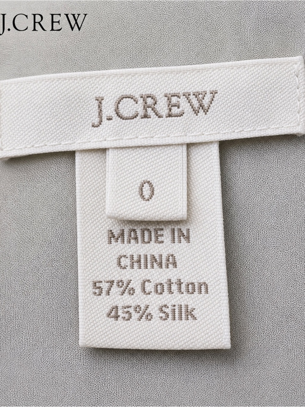 SILK 🔥 J.Crew Gray Silk Shirt - Button-Down Top, Gray Sheen ⭐️Picks up the light - Picture 11 of 15